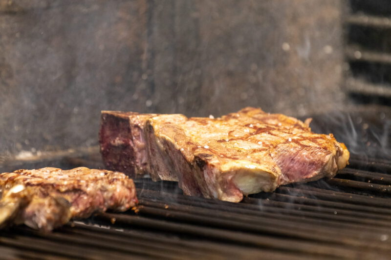 Carne alla Griglia all'Agriturismo Le Dase a Malcesine, Lake Garda